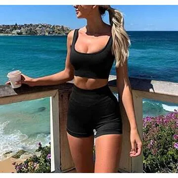 Stylish TWFRHC Women's Workout Set – High-Quality Athletic Set