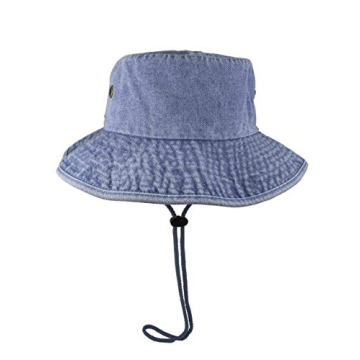 Gelante Denim Blue Bucket Hats for Sun Protection