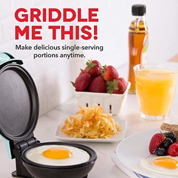 DASH Mini Electric Griddle for Quick Breakfasts and Snacks