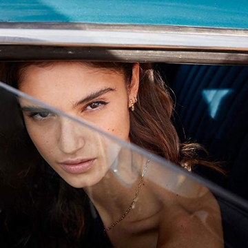 LOYATA Beaded Hoop Earrings 14K Gold Plated Hypoallergenic Jewelry