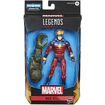 Avengers Hasbro Marvel Legends Series Gamerverse 6-inch Collectible Mar-Vell Action Figure Toy, Ages...