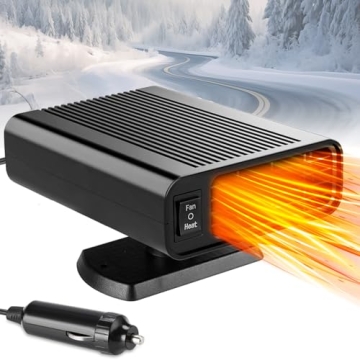 Portable Car Heater -2025 New Upgrade Car Heaters for Vehicle, 12V 150W Multi-Functional Car Defrost...