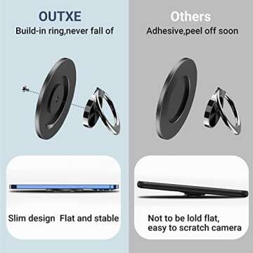 OUTXE Phone Ring Holder for iPhone 12 13 14 Series