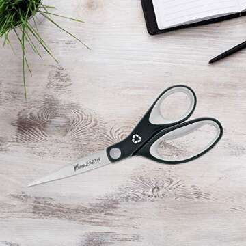 Westcott 8-Inch Eco-Friendly Soft Grip Scissors