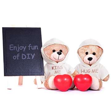 18 Pcs Sublimation Blank Bear Shirts for Customization