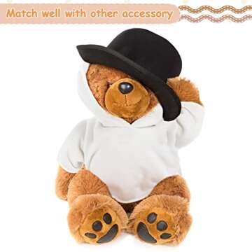 18 Pcs Sublimation Blank Bear Shirts for Customization