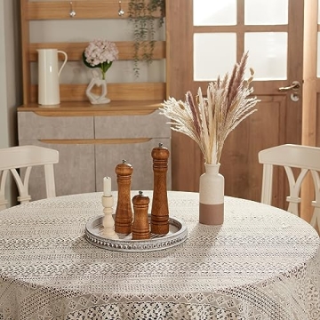 SimpleArt Wooden Coffee Table Tray for Rustic Home Decor