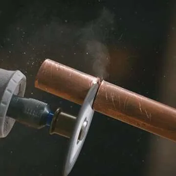 Dremel EZ406-02, EZ - Lock Starter Kit, 1 1/2-Inch (38.1 mm) Wheel Diameter, 5 Piece Fiberglass Reinforced Cut-Off Wheels and EZ402 Mandrel Included, Rotary Tool Cutting Disc Accessories