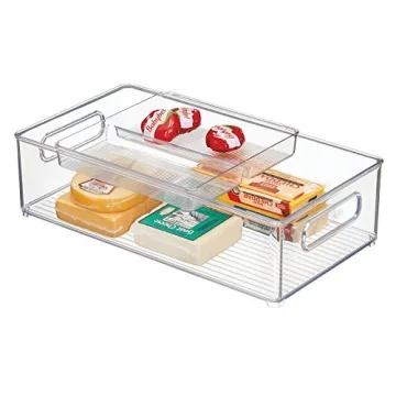 iDesign Plastic Kitchen Storage Bins for Organized Storage