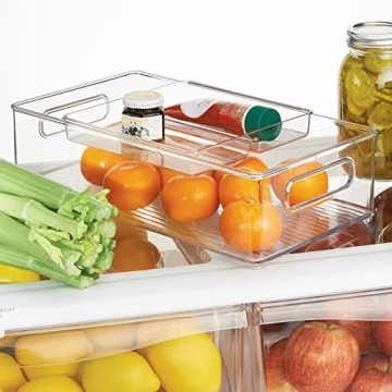 iDesign Plastic Kitchen Storage Bins for Organized Storage
