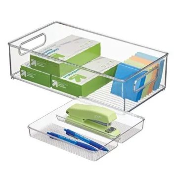iDesign Plastic Kitchen Storage Bins for Organized Storage