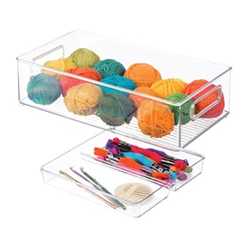 iDesign Plastic Kitchen Storage Bins for Organized Storage