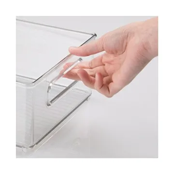 iDesign Plastic Kitchen Storage Bins for Organized Storage