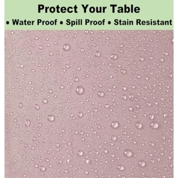 Light Pink Disposable Tablecloths for Events 3 Pack