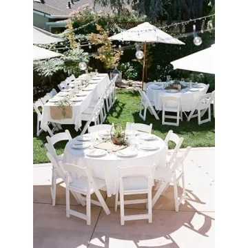 Light Pink Disposable Tablecloths for Events 3 Pack