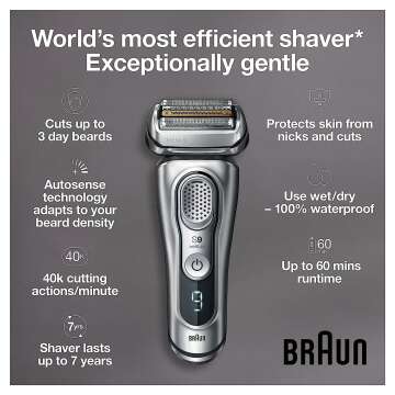 Braun Series 9 9330s Wet & Dry Men's Electric Shaver