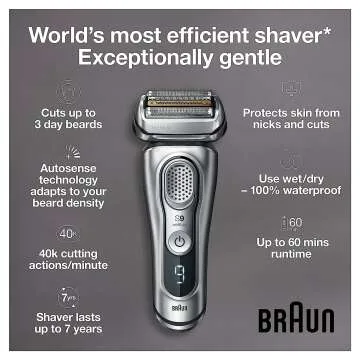 Braun Series 9 9330s Wet & Dry Men's Electric Shaver