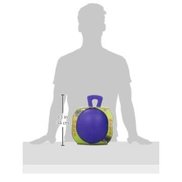 Horsemen's Pride 10" Jolly Ball Horse Toy, Blue, XLARGE, All Breed Sizes