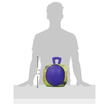 Horsemen's Pride 10" Jolly Ball Horse Toy, Blue, XLARGE, All Breed Sizes