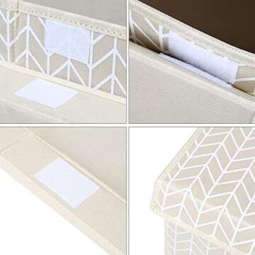 Mayniu Kids Toy Storage Box Chest with Lid, Sturdy Toy Bin Organizer for Kids, Girls, Boys, Living Room, Nursery, Bedroom, Playroom 25"x13" x16" (Beige)