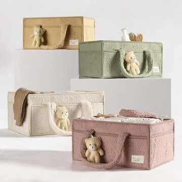 PeraBella Baby Diaper Caddy - Stylish & Functional Organizer