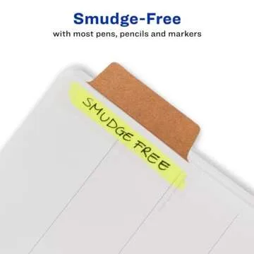 Avery Margin Ultra Tabs, 2.5" x 1", 2-Side Writable, Assorted Metallic, 24 Repositionable Page Tabs (74786)