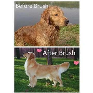 Petsparkling Self-Cleaning Dog & Cat Brush for Grooming