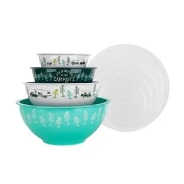 Camco Nesting Bowl Set for Outdoor Cooking Adventures