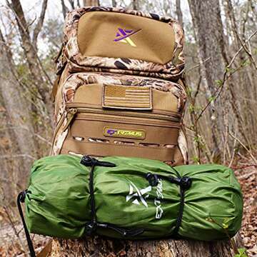 Extremus SwitchBak Tie-Down Bungee System, Bungee Cords with Balls, Multi-Use Organizing Tool for Fishing, Camping, Hiking, Boating, Around The House, and More, 8Pcs, Brown, 8 inch