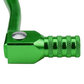HIAORS CNC Aluminum Folding Gear Shift Shifter Lever for CRF50 CRF70 CRF XR50 XR70 TRX70 TRX90 S65 Sport SSR 125 50cc 110cc 125cc Thumpstar Explorer Atomic Apollo Xmotos Dirt Pit Bike Green