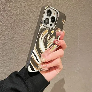 Yebowe Luxury 3D Heart Case for iPhone 13 Pro Max