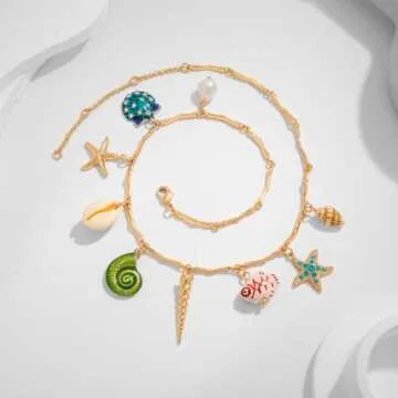 Stylish Ocean-Themed Sea Shell Necklace for Women