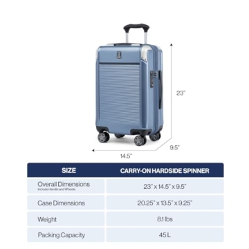 Travelpro Platinum Elite 21-Inch Expandable Hardside Luggage