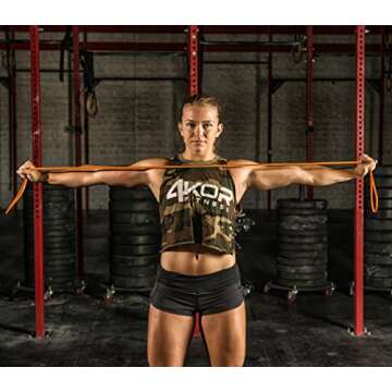Durable 4KOR Fitness Resistance Loop Bands for Workouts