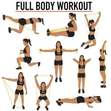 Durable 4KOR Fitness Resistance Loop Bands for Workouts