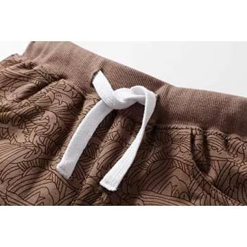 Cute Cotton Dinosaur Tee and Shorts Set for Boys