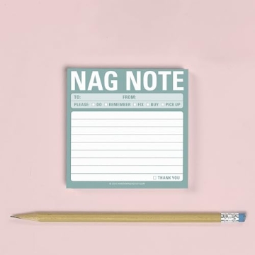 Knock Knock Nag Note Sticky Notes - Witty Reminder Pads
