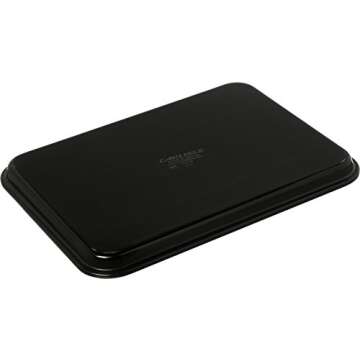 Carlisle FoodService Products CFS 1318FMT309 Food Service Display Tray, 13" x 18", Black (Pack of 12...