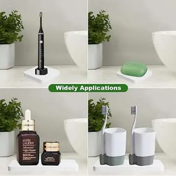 4 Pc Water Absorbent Diatomite Coasters for Your Home