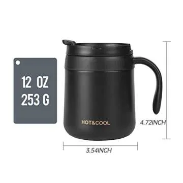 IDOKER Insulated Coffee Mug - Perfect Thermal Beverage Solution
