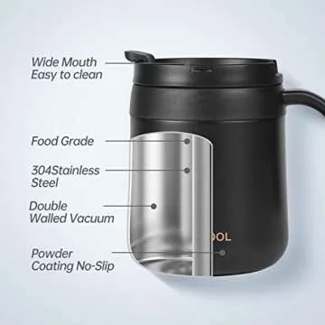 IDOKER Insulated Coffee Mug - Perfect Thermal Beverage Solution