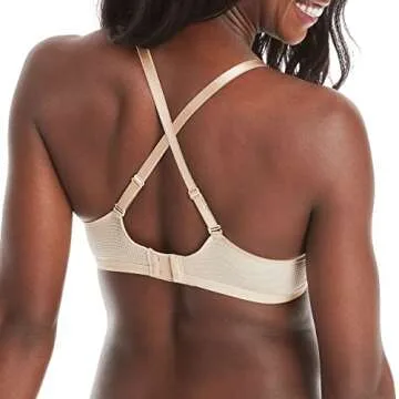 Hanes womens Oh So Light Foam Comfortflex Fit Wirefree Mhg521 Bra, Nude, Medium US