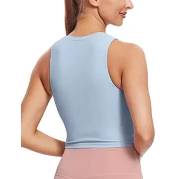 Natural Feelings Sports Bras for Women - Removable Padded Yoga Tank Tops