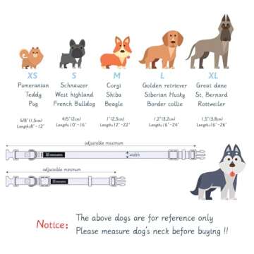 Maca Bates Dog Collar with Rose Red Bow Bowtie for Dogs Solid Colors Sailor Bow Tie Adjustable Breakaway Girly Pink Collars Birthday Gift for Small Medium Large XL Girl Female Boy Male Puppy Pet