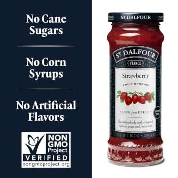 St. Dalfour Strawberry Spread - All Natural & Delicious