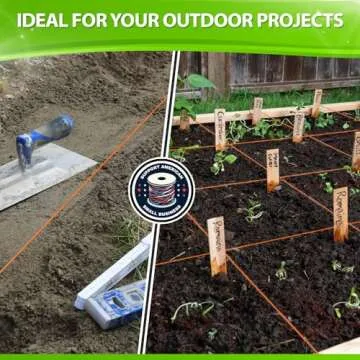 High-Quality Orange Braided Mason Line for Projects