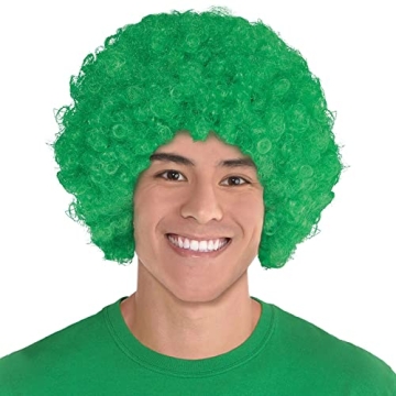 Vibrant Green Curly Party Wig - Stand Out at Any Event!