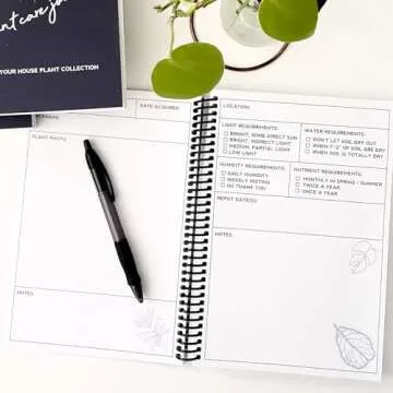 Plant Care Journal, Spiral-Bound Plant Journal, Track your Plant Collection, House Plant Tracker, Plant Diary, House Plant Journal, Gardening Journal, Journal for Plant Collectors
