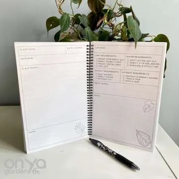 Plant Care Journal, Spiral-Bound Plant Journal, Track your Plant Collection, House Plant Tracker, Plant Diary, House Plant Journal, Gardening Journal, Journal for Plant Collectors
