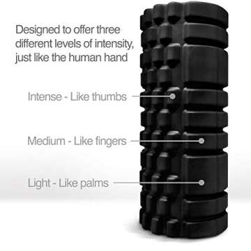 Gimme 10 Premium Foam Roller – Compact High-Density Foam Roller for Deep Tissue Relief, Physical Therapy, and Fitness Recovery